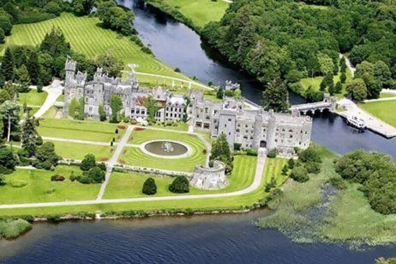 Ashford Castle in Ireland is on the market for 25 million euros. AFP / Savills / Gerry O'Leary