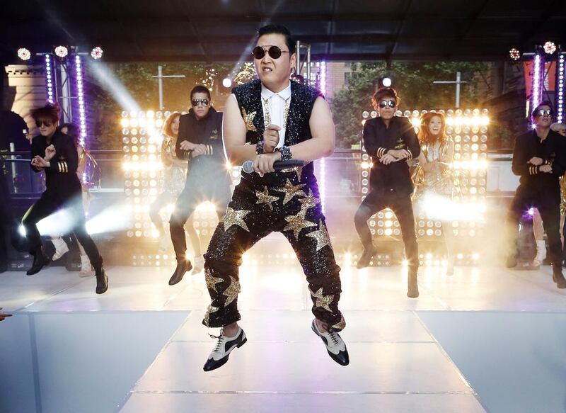 Psy performs his hit Gangnam Style in Sydney in October 2012. REUTERS/Tim Wimborne/Files 