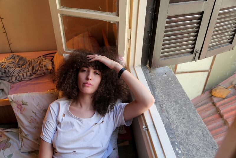 Ghenwa in her room, in Damascus. Reuters