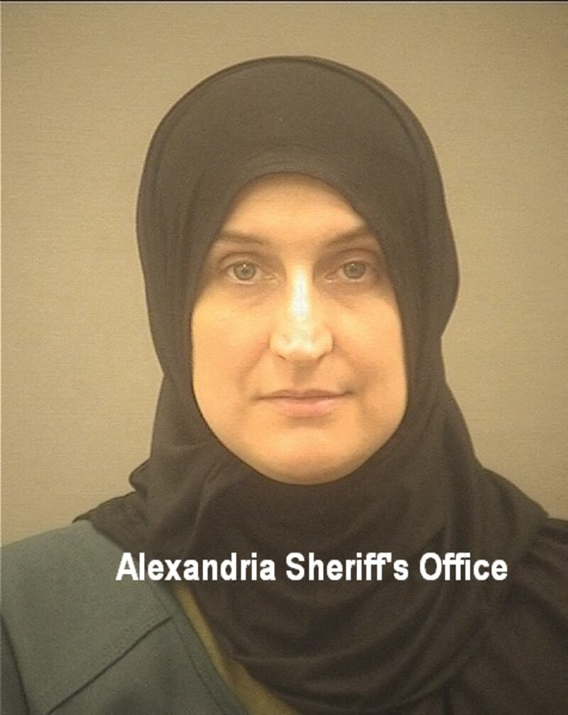 Allison Fluke-Ekren is to be sentenced for providing support to a foreign terrorist group. Photo: Alexandria Virginia Sheriff's Office