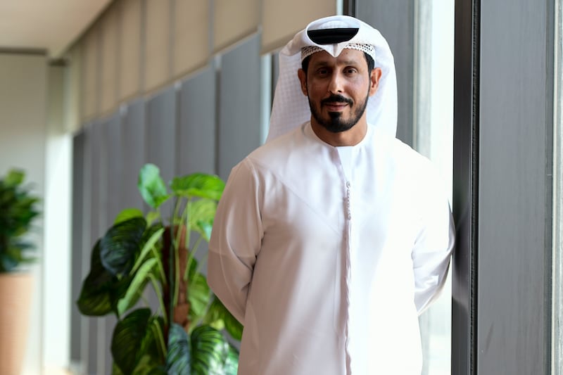 Hamid Al Zaabi, director general of the Executive Office of the Anti-Money Laundering and Countering the Financing of Terrorism in Abu Dhabi. Khushnum Bhandari / The National