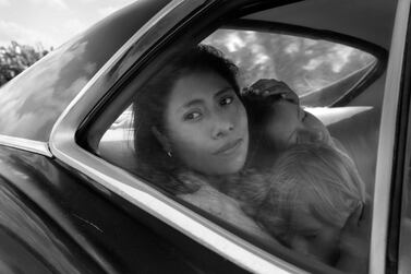 Yalitza Aparicio in a scene from 'Roma'. Courtesy Netflix 