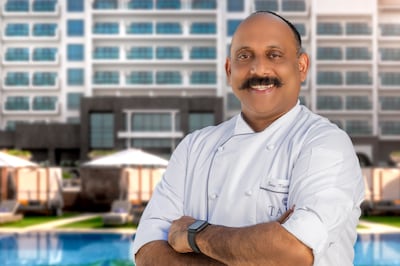 Sonu Koithara is the executive chef at Taj Exotica Resort & Spa The Palm. Photo: Varq