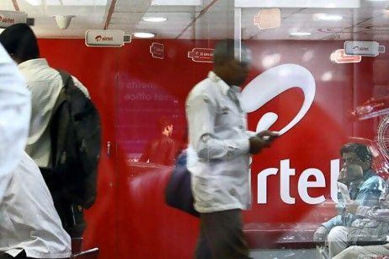 Bharti Airtel says mobile-payment operators have a huge opportunity in India because the majority of transactions are conducted in cash. Dhiraj Singh / Bloomberg News
