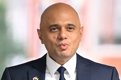 Conservative politician Sajid Javid. AFP