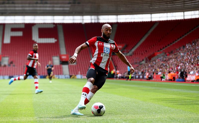 SOUTHAMPTON, ENGLAND - AUGUST 03: Nathan Redmond of Southampton during the Pre-Season Friendly match between Southampton FC and FC Köln at St. Mary's Stadium on August 03, 2019 in Southampton, England. (Photo by Matt Watson/Southampton FC via Getty Images,)