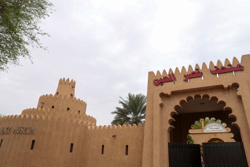 Clouds could well gather above the Al Ain Palace Museum on Sunday. Photo: Khushnum Bhandari/ The National