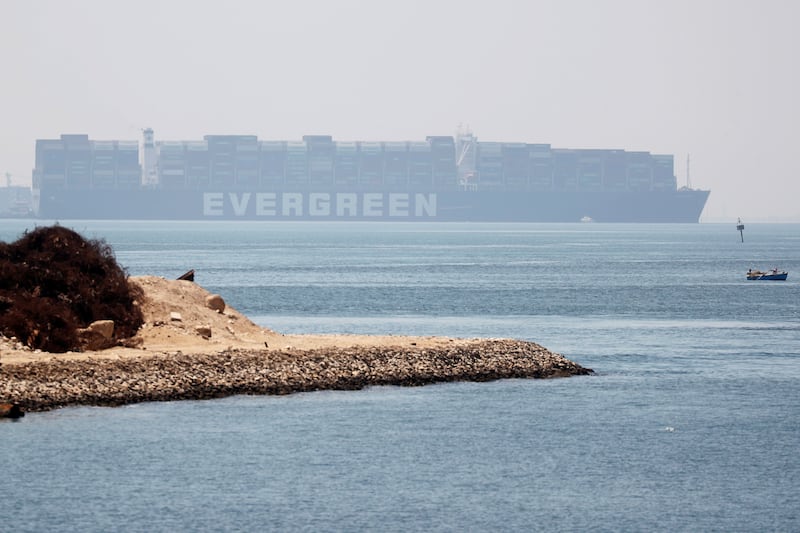 The incident caused a logjam of hundreds of vessels waiting to pass through the vital waterway in Egypt.