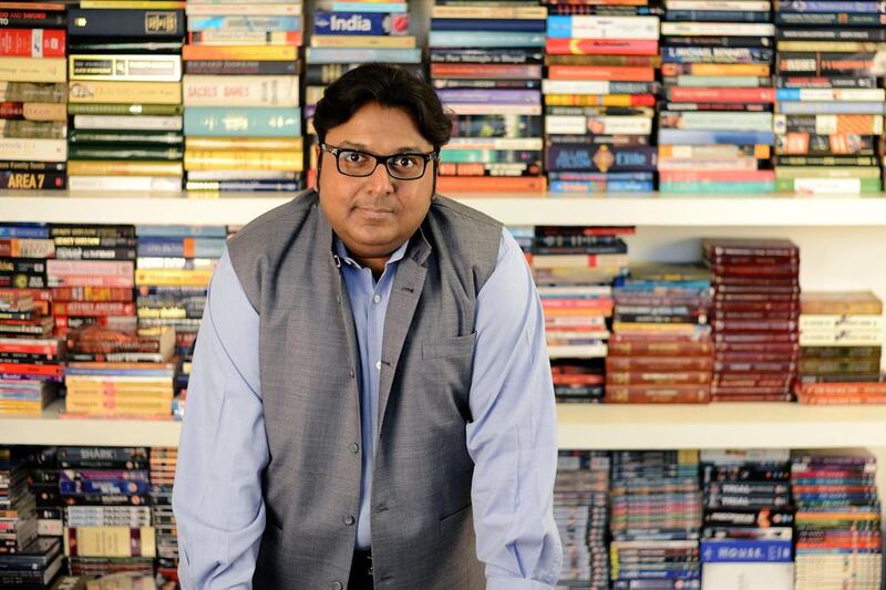 The Indian author Ashwin Sanghi will lead two discussions on Saturday, March 7 as part of the Emirates Airline Festival of Literature. Courtesy Ketchum Raad Middle East