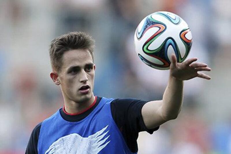 Adnan Januzaj is feeling no pressure if he gets to play in his first World Cup match having had the experience of representing Manchester United. Francois Lenoir / Reuters