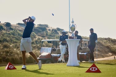 Ahmed Skaik will compete alongside the likes of Rory McIlroy and Justin Thomas at the 2021 Abu Dhabi HSBC Championship. Courtesy EGF