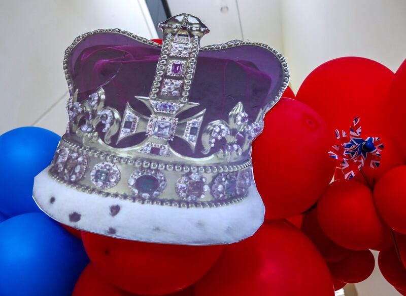 Paper crowns, balloon arches and tea parties were enjoyed by the pupils. Victor Besa / The National