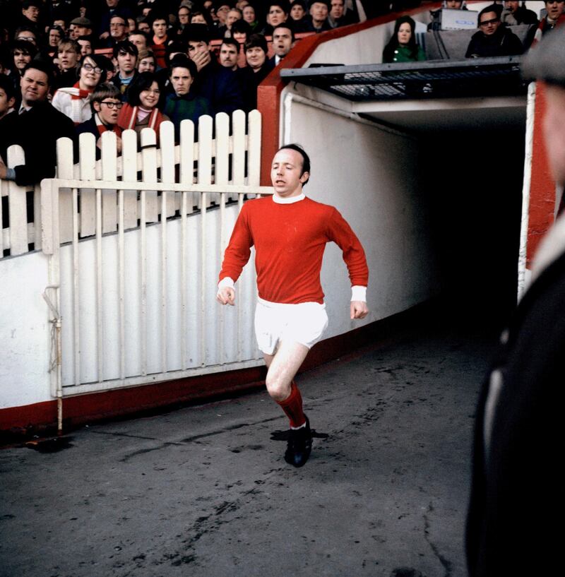 Nobby Stiles, Manchester United, in 1969. PA