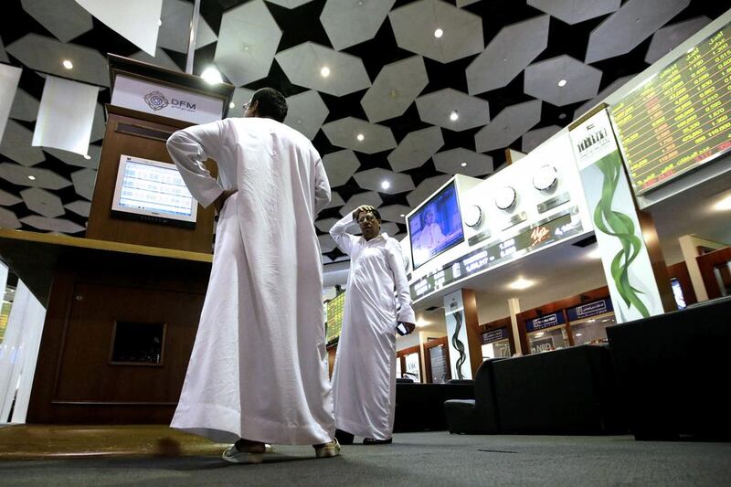 Shares in Dubai are trading at their highest level since April. Ali Haider / EPA