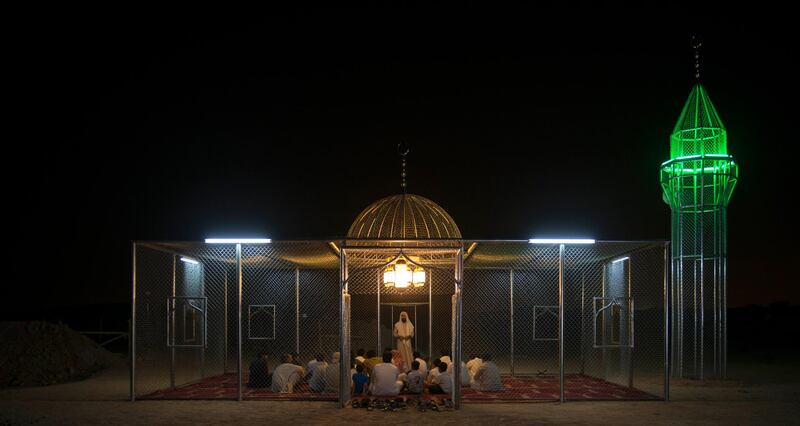 Ajlan Gharem, Paradise Has Many Gates – Nighttime, 2015. Photograph: Ajlan Gharem. Courtesy Jameel Prize: Poetry to Politics at the Victoria and Albert Museum