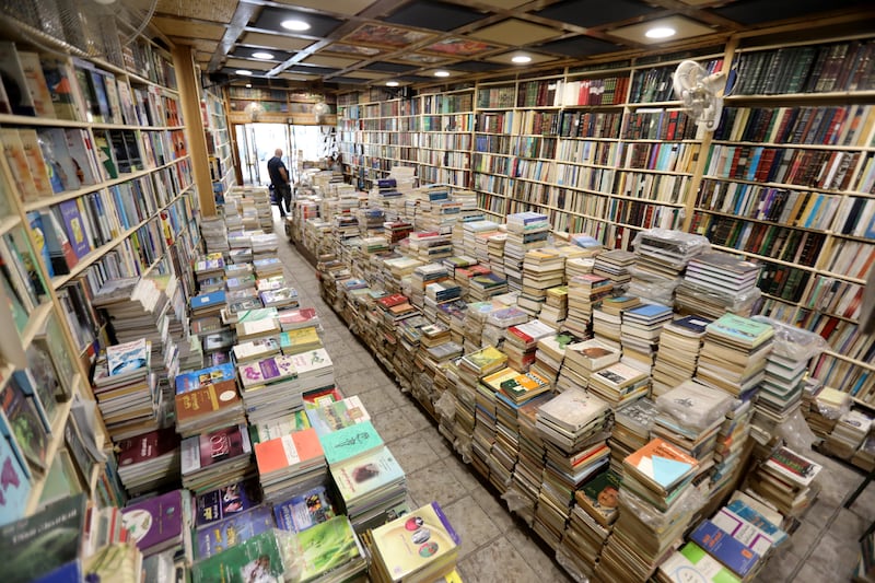 The al-Nahda al-Arabiya library (Arab Renaissance Library) in central Baghdad, Iraq, 09 November 2022.  The al-Nahda al-Arabiya library is one of the oldest bookstores in Iraq.  It was established in 1966, and it is still resisting the danger of extinction due to the wide use of the internet and electronic libraries, in addition to the low demand of people to buy books.  Ali Hussein, the owner of the library said that 'people no longer read books because of their dependence on the internet and social media sites, and the cost of printing and distributing books has become very expensive due to the economic situation in the country, therefore, many of the old libraries in Baghdad have closed their doors and perished'.   EPA / AHMED JALIL