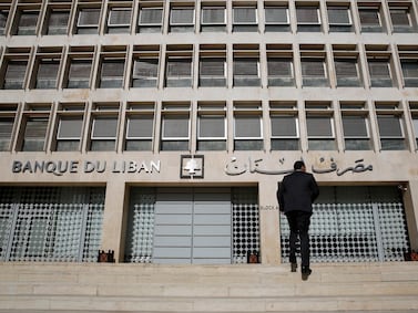 Monetary policies of Lebanon's central bank have been blamed for the country's economic crisis. AP