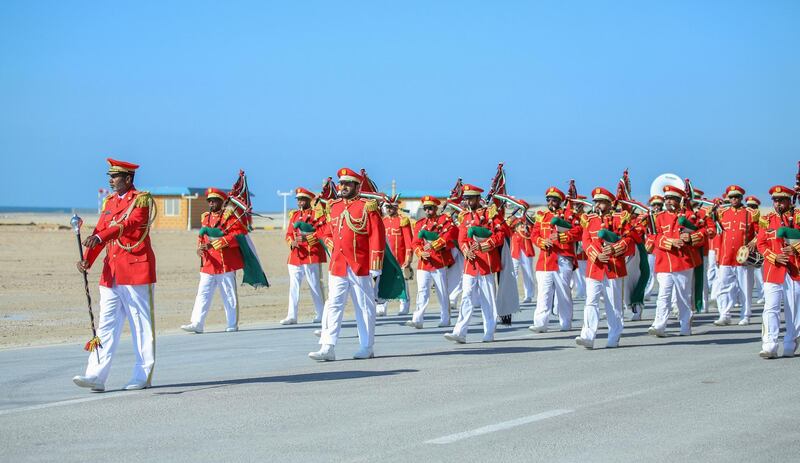 Union Fortress 5 military parade in Ajman. Wam