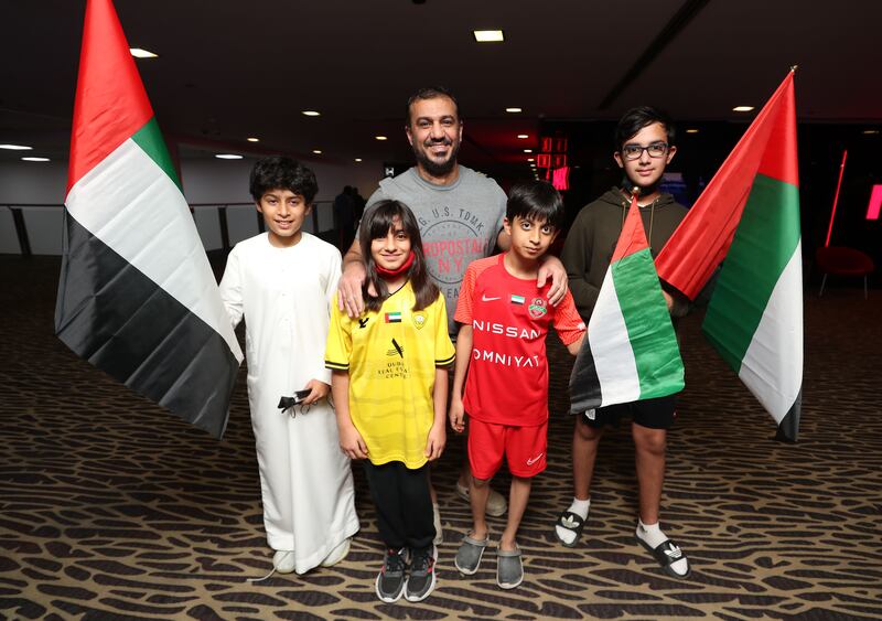 UAE fans at the screening.