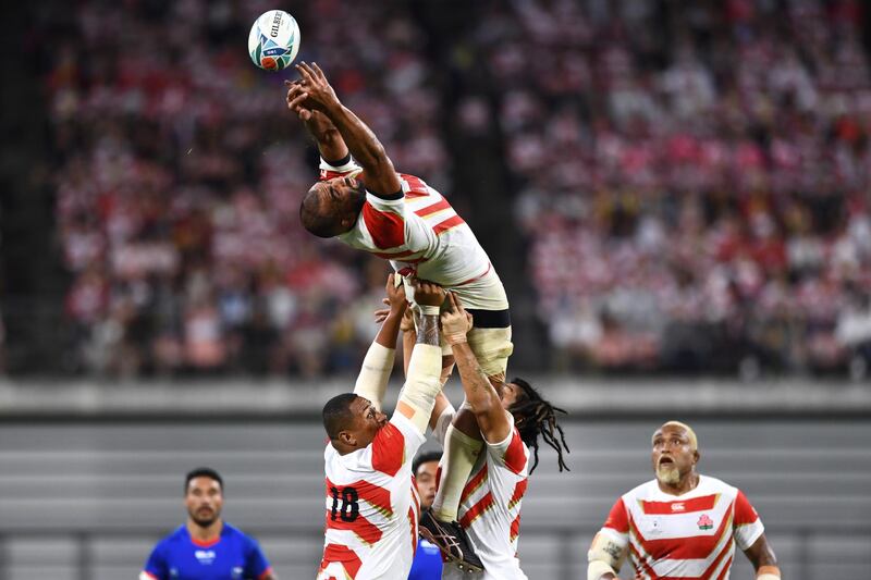 Japan's Michael Leitch at the City of Toyota Stadium. Reuters