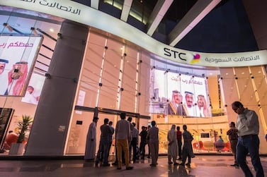 STC revenue increases 12.6% to 15.6bn riyals in three months to March 31. Waseem Obaidi for The National