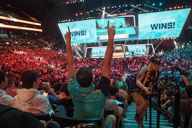Spectators at the Overwatch League Grand Finals esports competition at the Barclays Centre in New York. AP Photo