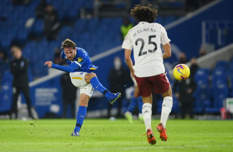 Alexis Mac Allister, 5 - Blasted an effort over the bar in what was his main contribution at the Amex. Getty