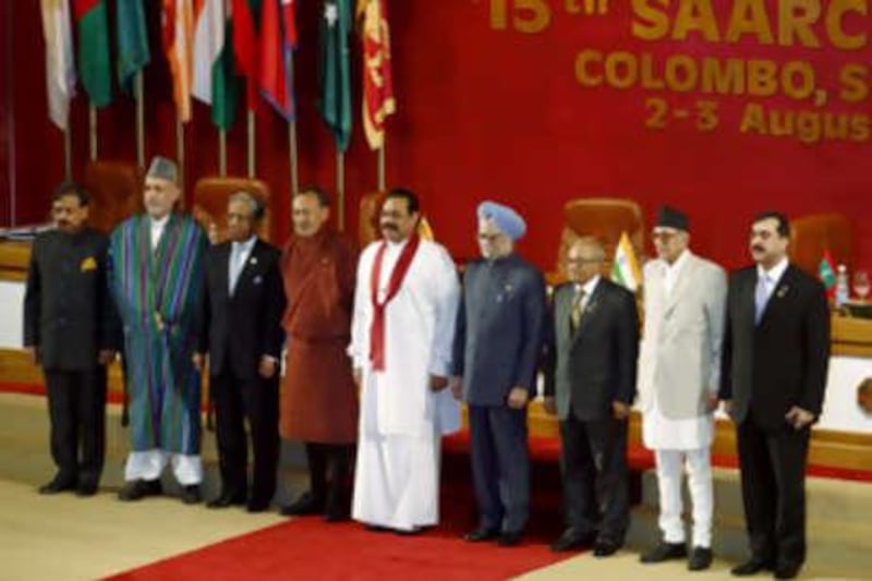 Delegates from the South Asian Association for Regional Cooperation countries.