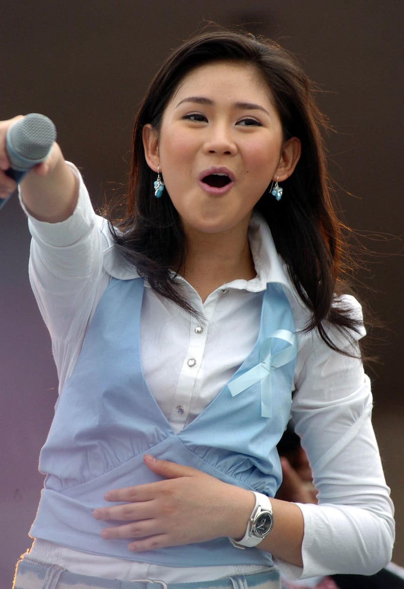 Pinoy pop singer Sarah Geronimo. AFP