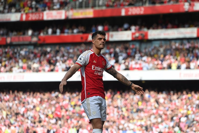 Granit Xhaka 6: This may be his final season with Arsenal, but Xhaka has been a valuable player for the Gunners. If he does get moved on this summer, he'll leave a decent legacy behind him. PA