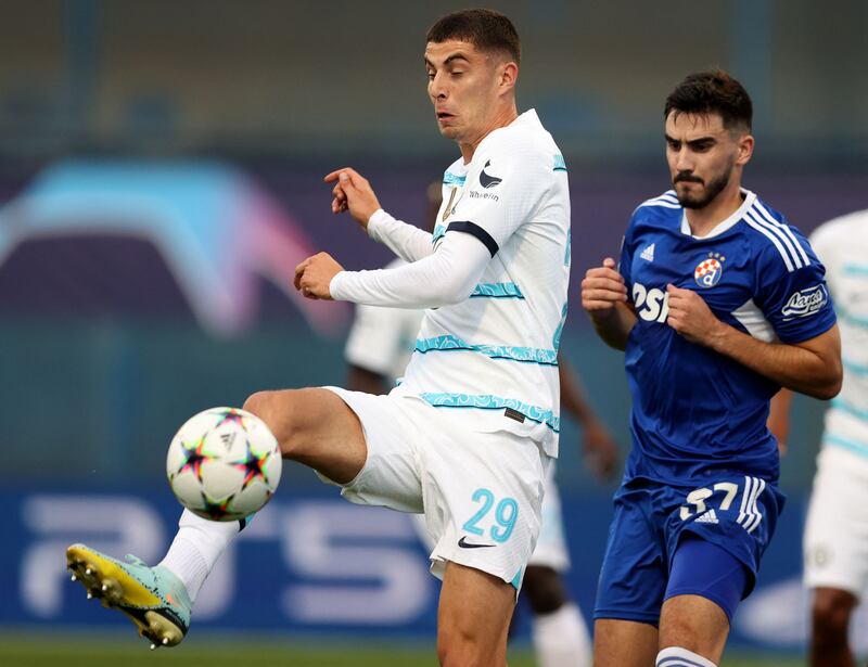 Kai Havertz 5: Did look lively in the first-half, but faded as the game went on. Did not look threatening enough and was dealt with well by the Zagreb defence. Another Chelsea player struggling to find his top level. AFP