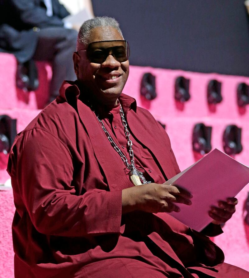 Andre Leon Talley, fashion journalist and former editor-at-large for US Vogue, died aged 73 on January 18, 2022. EPA