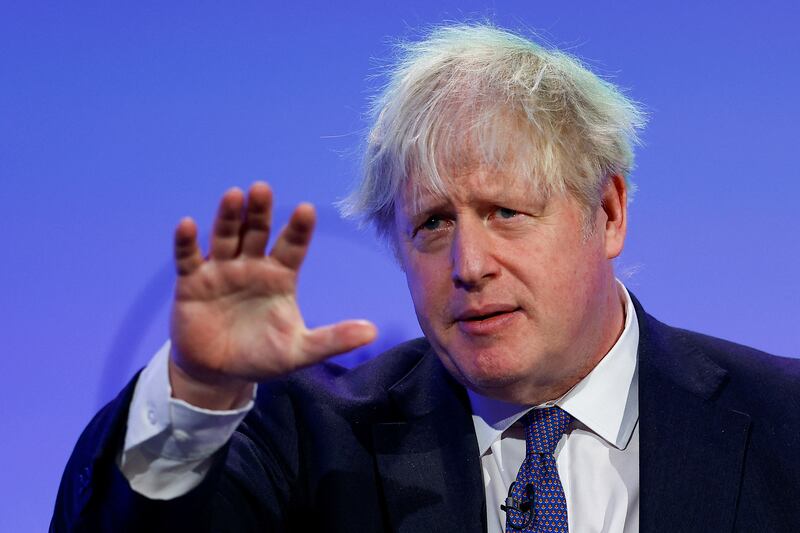 Boris Johnson spoke in public for the first time since the new Brexit deal was announced. Reuters