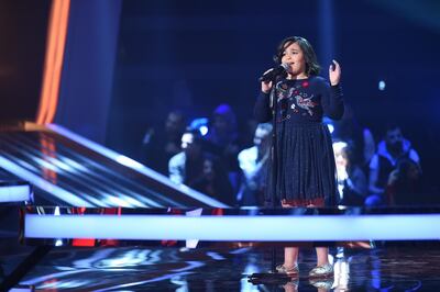 The Voice Kids Arabia contestant Achrakat Ahmad will be one of those from the show to perform at Marina Mall in Abu Dhabi this weekend. Courtesy MBC