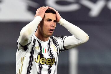 Soccer Football - Serie A - Juventus v Spezia - Allianz Stadium, Turin, Italy - March 2, 2021 Juventus' Cristiano Ronaldo reacts REUTERS/Massimo Pinca