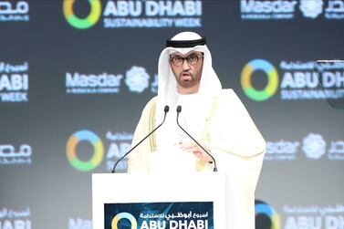 The new deal between Masdar and Perusahaan Listrik Negara marks a significant milestone in Indonesia’s sustainable energy journey, said Dr Sultan bin Ahmad Al Jaber, UAE minister of state and chairman of Masdar . EPA/ALI HAIDER