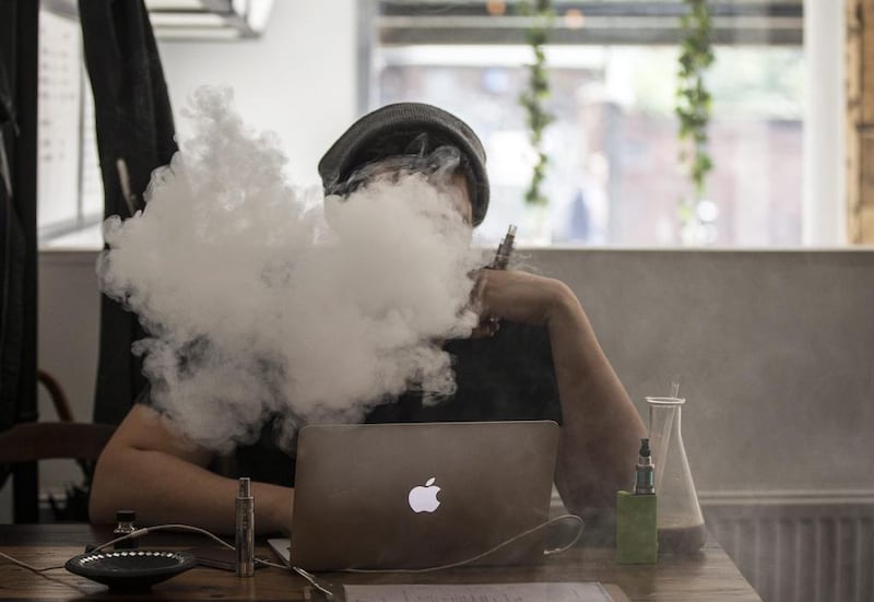 Flavoured e-cigarettes could be taken off the shelves in the US due to concerns over young people taking up vaping. The UAE legalised the sale of electronic cigarettes in April.Dan Kitwood / Getty Images
