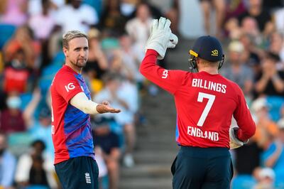 Liam Livingstone, left, is a star T20 player. AFP