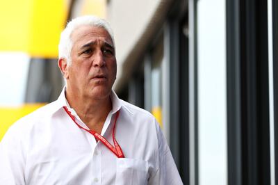 HOCKENHEIM, GERMANY - JULY 27: Owner of Racing Point Lawrence Stroll looks on in the Paddock beforeg final practice for the F1 Grand Prix of Germany at Hockenheimring on July 27, 2019 in Hockenheim, Germany. (Photo by Mark Thompson/Getty Images)