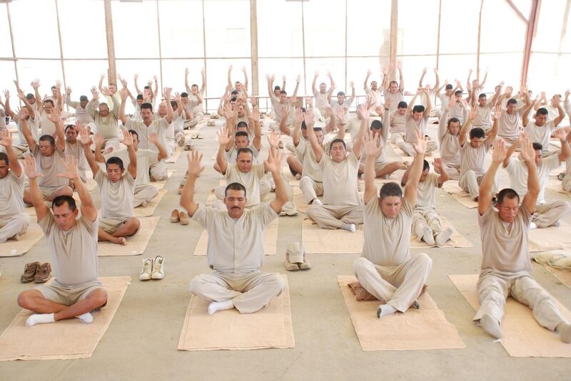 Yoga classes, such as this session held in Argentina, are proving a success in Dubai.