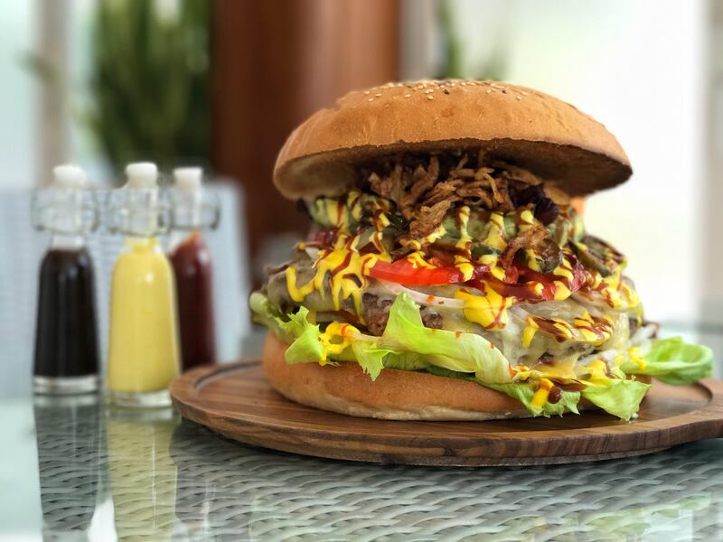Think you can down a two-kilogram whopper in less than 30 minutes? Head to the Hilton Jumeirah Hotel and give it a shot. Courtesy Wavebreak Beach Bar & Grill