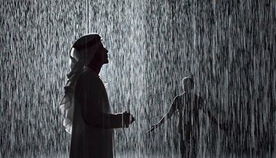 The Rain Room in Sharjah. Photo: Sharjah Art Foundation