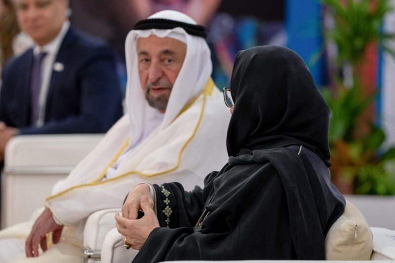 Sheikh Dr Sultan bin Muhammad Al Qasimi, Ruler of Sharjah, has emphasised the need to protect the Arabic language. Photo: Sharjah Media Council