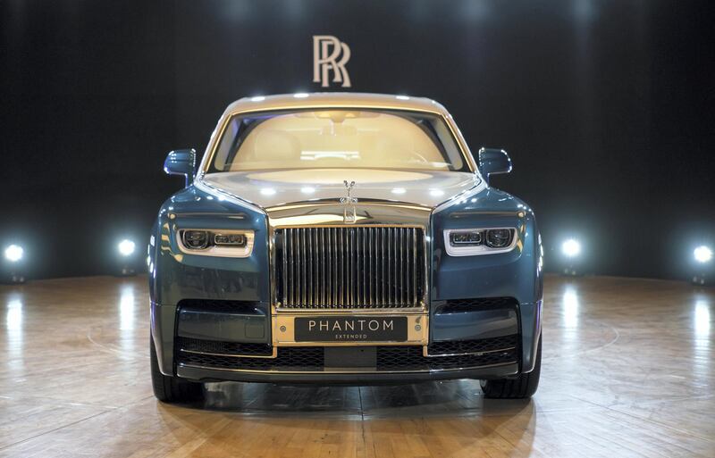 The Phantom Iridescent Opulence remains on display in the UAE capital.