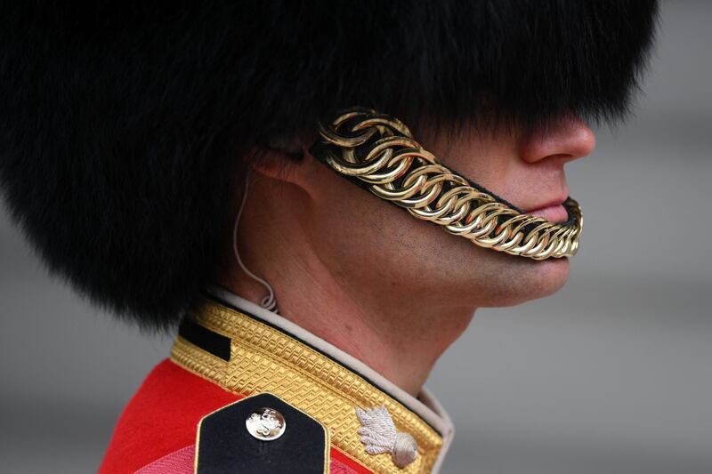 A Grenadier Guard on duty. AFP