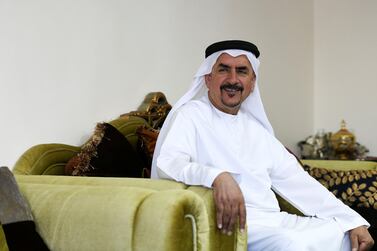 Rashed Al Mazrouei, who lived through the union, at his home in Abu Dhabi. Khushnum Bhandari for The National