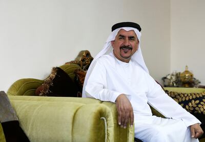 Abu Dhabi, United Arab Emirates - Dr. Rashed Al Mazrouei who lived through the union, at his home in Abu Dhabi. Khushnum Bhandari for The National
