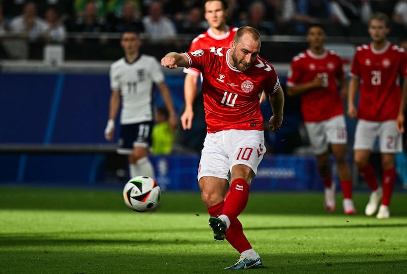 Scorer in opening game against Slovenia but no sight of goal here until he sent long-range effort well over just after hour mark but reliable as ever with his distribution and said after the game he felt Denmark should have won game. AFP