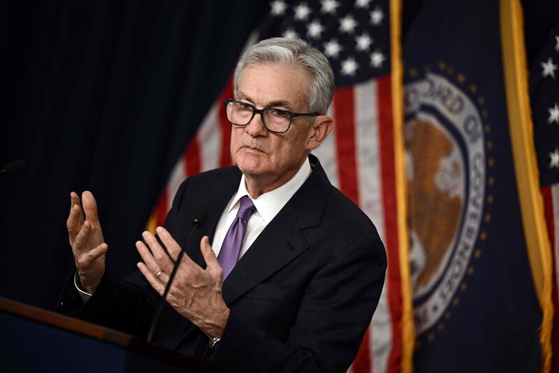 Jerome Powell has already indicated the Fed is unlikely to continue raising interest rates. AFP