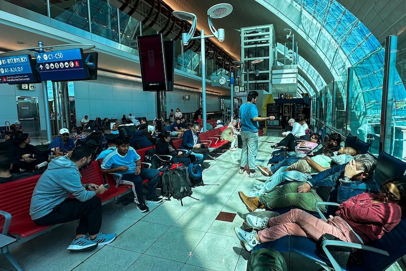 Authorities have told travellers not to come to Dubai International Airport unless absolutely necessary. AFP